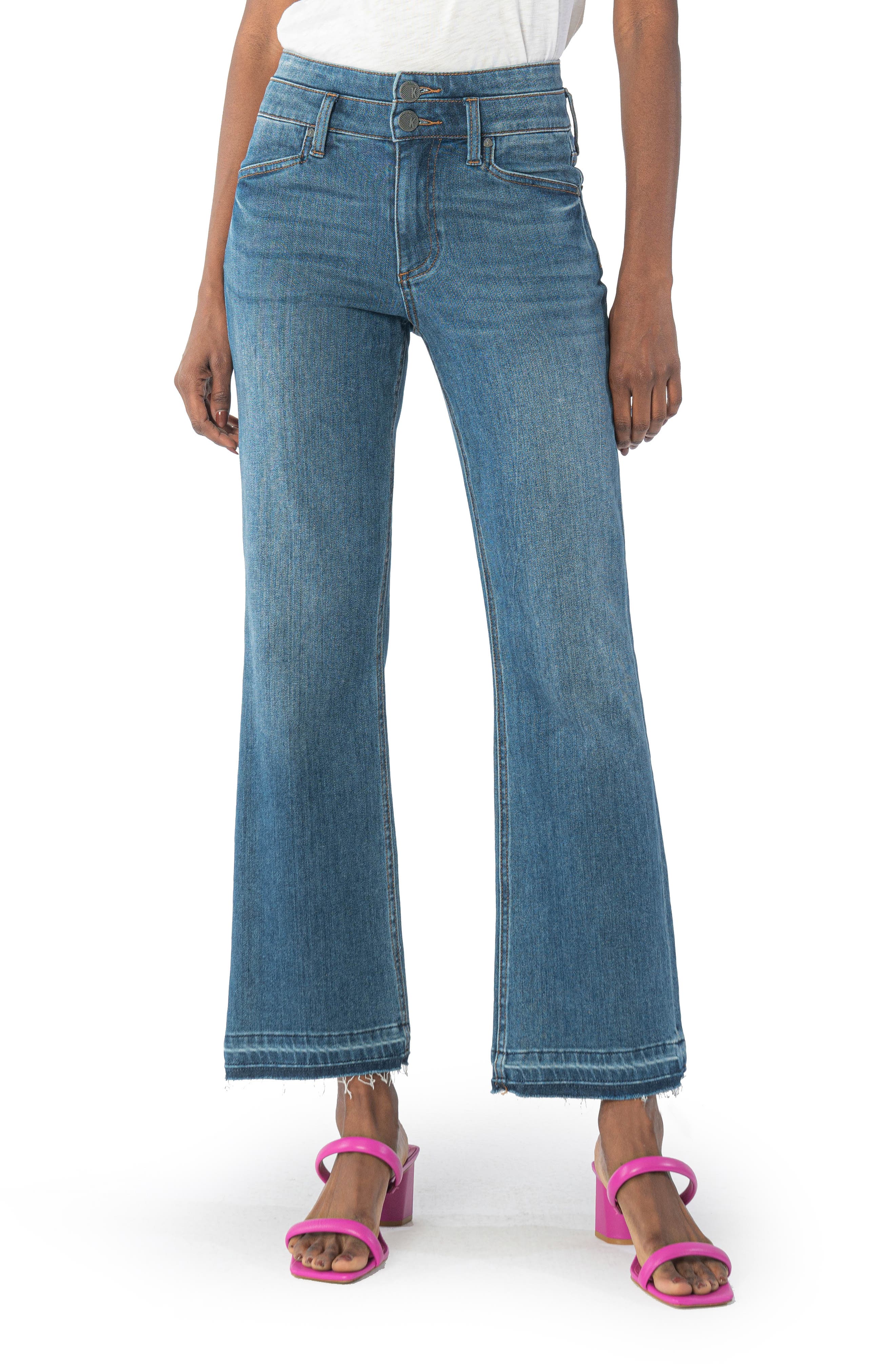 STYLE & CO Dark Wash Denim Flare Jeans CHOOSE YOUR SIZE High-Rise